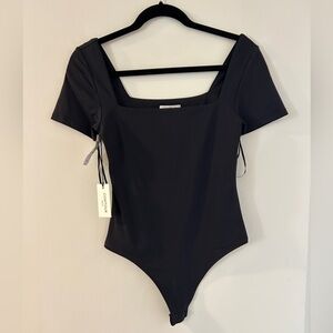 Aritzia Black Contour Bodysuit NWT